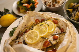 Fish en Papillote